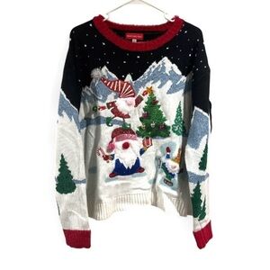 Gnome sweater Blizzard Bay knit Christmas tree decoration Pom Pom